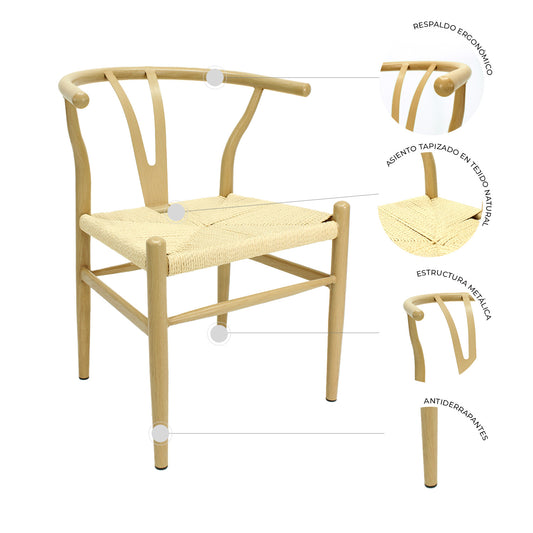 Silla TARRAGONA METAL