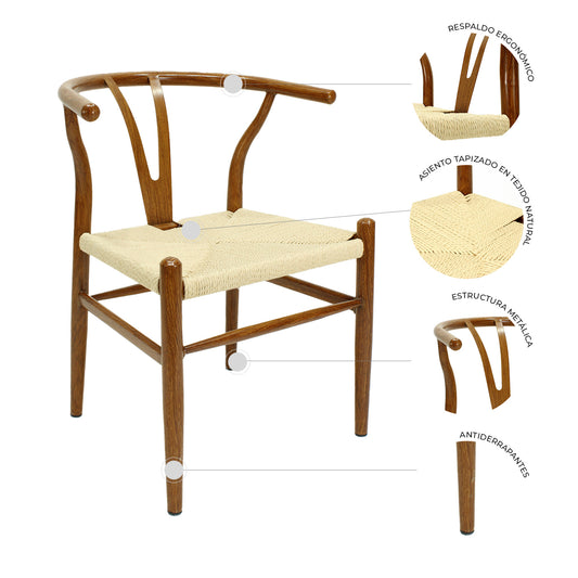 Silla TARRAGONA METAL