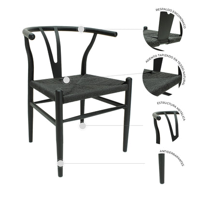 Silla TARRAGONA METAL